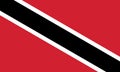 Vector image for Trinidad and Tobago flag. Based on the official and exact Trinidad and Tobago flag dimensions & colors