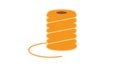 Vector image of twine on a white background. Royalty Free Stock Photo