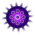 Vector image virus 2019-nCov, Covid 19, coronavirus, cancer cell, ocnology