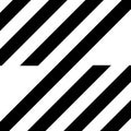 Repeating geometric tiles. Striped Diagonal hexagonal zigzag. Monochrome geometric background. Contemporary graphic design.