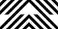 Repeating geometric tiles. Striped Diagonal hexagonal zigzag. Monochrome geometric background. Contemporary graphic design.