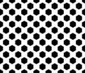 Repeating geometric tiles. Striped Diagonal hexagonal zigzag. Monochrome geometric background. Contemporary graphic design.