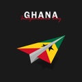 Vector of Independence Day Ghana Design Template