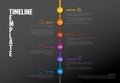 Vector Infographic Company Milestones Timeline Vertical Template