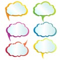 Vector infographic design element illustration clouds