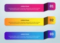 Vector Infographic thin line design with icons and 3 options or steps. Infographics for business concept. Can be used for