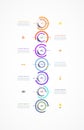 Vector Infographics label design with icon and 7 option