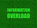 Vector: Information Overload Background, Technology Shining Illustration.
