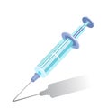 Vector injector icon isolated Royalty Free Stock Photo