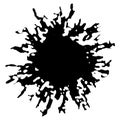 Vector Ink Blotch. Design Element