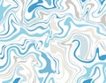 Vector ink marble style texture. Hand drawn marbling effect. Royalty Free Stock Photo