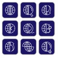 Vector internet icons Royalty Free Stock Photo