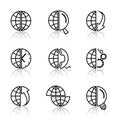 Vector internet icons Royalty Free Stock Photo