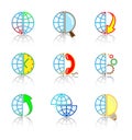 Vector internet icons Royalty Free Stock Photo