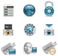 Vector internet and network icons. Part 3 Royalty Free Stock Photo