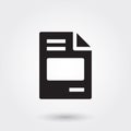 Vector, Invoice Bill Payment File Glyph Icon perfect for website, mobile apps, presentation