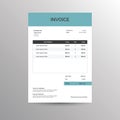 Vector Invoice Template