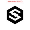 Vector IOStoken IOST logo