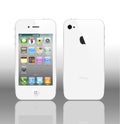 Vector Iphone 4 white