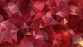 Vector irregular polygon background - triangle low poly pattern - pomegranate red pink color Royalty Free Stock Photo