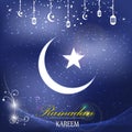 Vector islam logo ramadan background