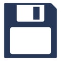 Vector Isolated Basic Icon - Floppy Disk Royalty Free Stock Photo