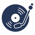 Vector Isolated Basic Icon - Vinyl Royalty Free Stock Photo