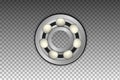 Vector Isolated Realistic Metal Bearing Icon