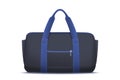 Vector isolated sport or gym bag. Duffle gear.