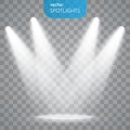 Vector Isolated Spotlight Royalty Free Stock Photo