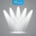 Vector Isolated Spotlight Royalty Free Stock Photo