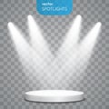 Vector Isolated Spotlight Royalty Free Stock Photo