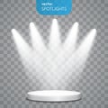 Vector Isolated Spotlight Royalty Free Stock Photo