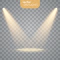 Vector Isolated Spotlight Royalty Free Stock Photo