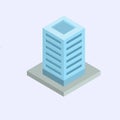 Isometric business center.