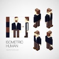 Vector isometric human set