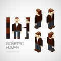 Vector isometric human set