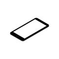 Vector isometric smartphone. Phone mockup vector. Royalty Free Stock Photo