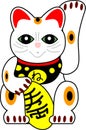 Vector japanese cat doll