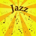 Vector jazz background