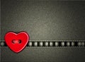 Vector jeans background Valentines Day