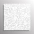 Vector jigsaw piece puzzle background banner blank