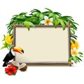 Vector Jungle Tropics Frame