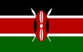 Vector Kenya flag, Kenya flag illustration.