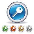 vector key icon Royalty Free Stock Photo