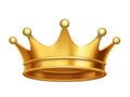 Vector king crown gold Royalty Free Stock Photo