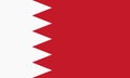 Vector Kingdom of Bahrain flag