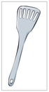 Vector kitchen spatula isolated on a white background Royalty Free Stock Photo