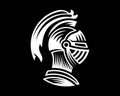 Vector of knight helmet, could be use as logo icon or avatar