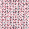 Vector knitted seamless pattern